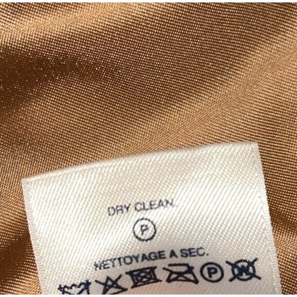 LANDS' END Beige Wool Blend Doubled Breasted Peacoat Women's Sz. 16W preppy EUC - Picture 10 of 11